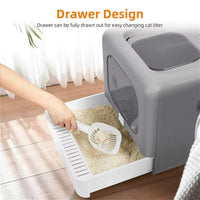 Fully Enclosed Cat litter Box / Tray