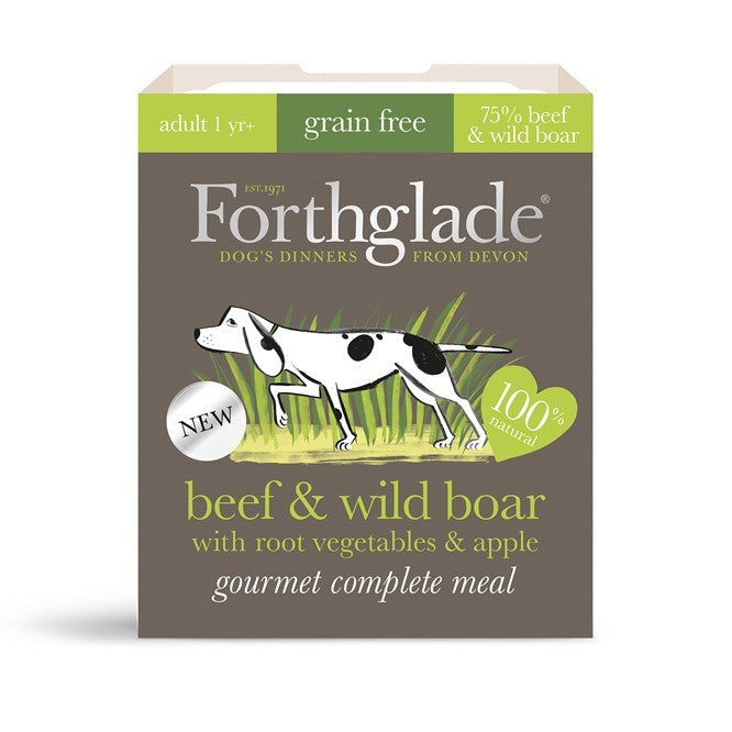 Forthglade Gourmet Grain Free Beef & Wild Boar 7 x 395g