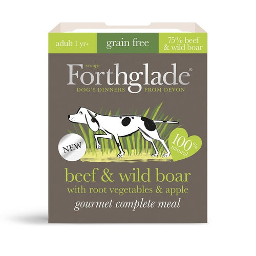 Forthglade Gourmet Grain Free Beef & Wild Boar 7 x 395g