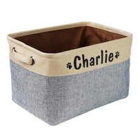 Personalised Pet Toy Storage Basket