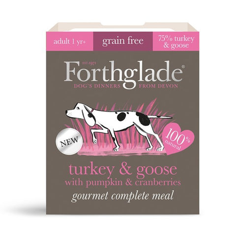 Forthglade Gourmet Grain Free Turkey & Goose 7 x 395g
