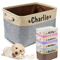 Personalised Pet Toy Storage Basket